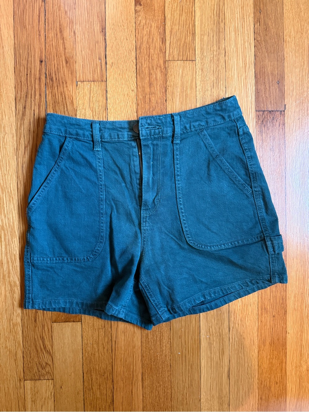 Universal Thread Teal High-Rise Utility Shorts